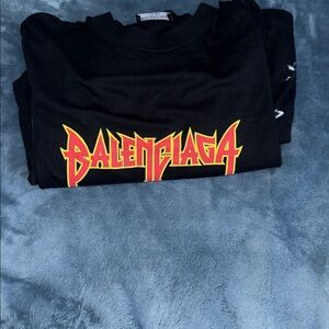 Balenciaga Metal Long Sleeve T-shirt Oversized